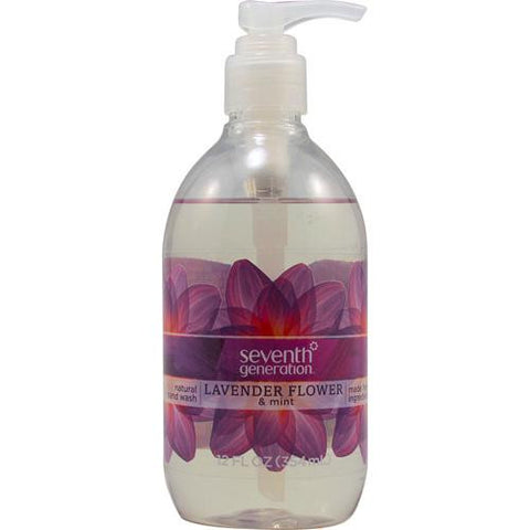 Seventh Generation Hand Wash - Natural - Lavender Mint - 12 Fl Oz - 1 Case