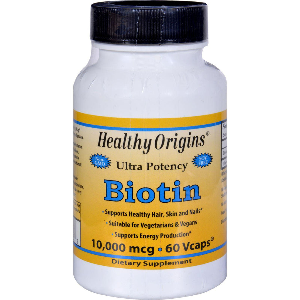 Healthy Origins Biotin - 10,000 Mcg - 60 Vcaps