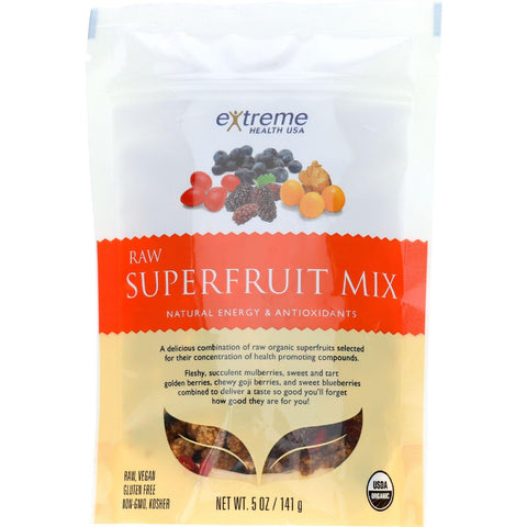 Extreme Health Usa Superfruits - Organic - Superfruit Mix - Raw - 5 Oz - Case Of 6