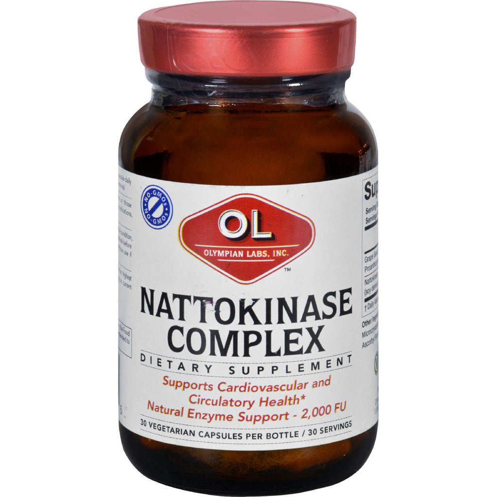 Olympian Labs Nattokinase Complex - 30 Vegetarian Capsules