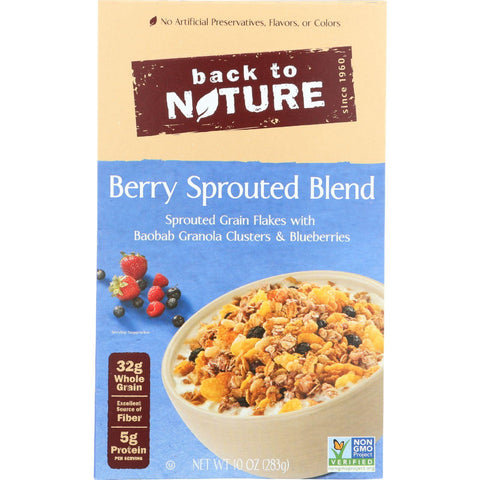 Beack To Nature Cereal - Berry Sprouted Blend - 10 Oz - Case Of 6
