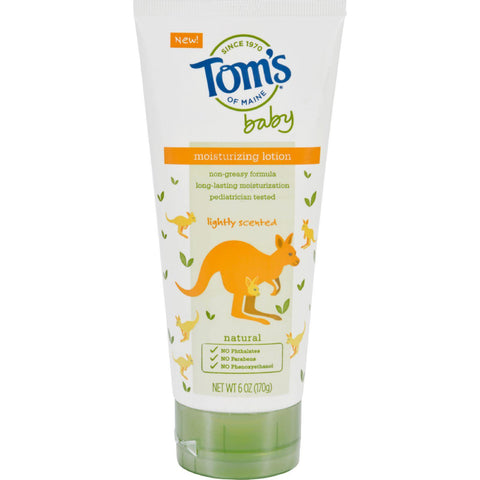 Toms Of Maine Lotion - Baby - Moisturizing - Lightly Scented - 6 Oz