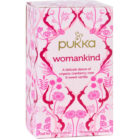 Pukka Herbal Teas Tea - Organic - Womankind - 20 Bags - Case Of 6