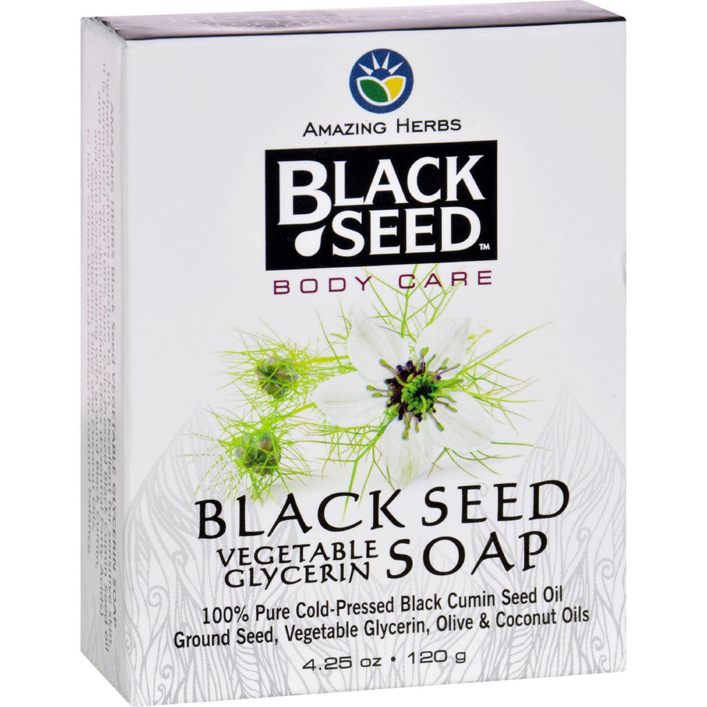 Black Seed Bar Soap - Vegetable Glycerin - 4.25 Oz