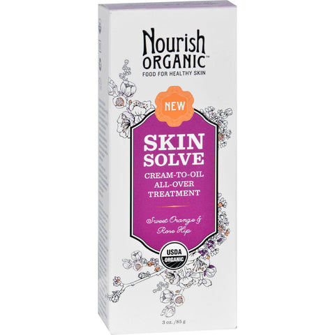 Nourish Organic Skin Solve - Organic - Sweet Orange And Rosehip - 3oz