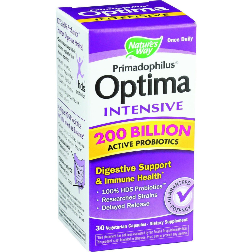 Nature's Way Primadophilus Optima - Intensive - 200 Billion - 30 Capsules