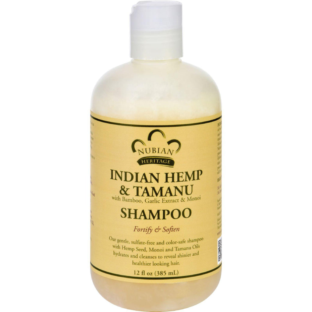 Nubian Heritage Shampoo - Indian Hemp And Tamanu - 7.5 Oz