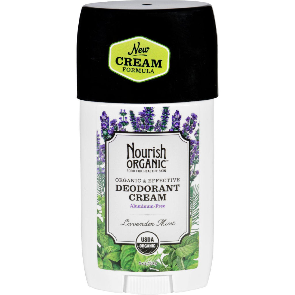 Nourish Organic Deodorant - Cream - Organic - Lavender Mint - 2 Oz