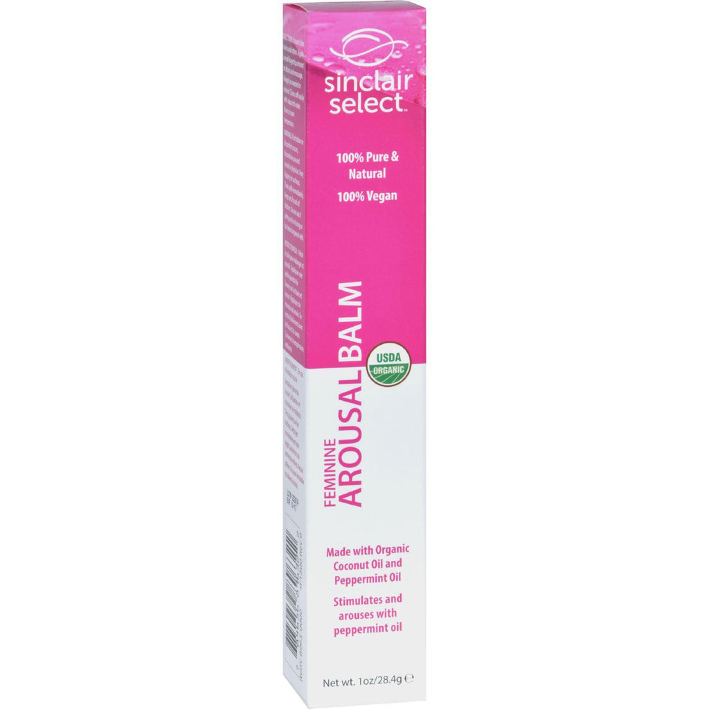 Sinclair Institute Feminine Arousal Balm - Organic - Select - 1 Oz