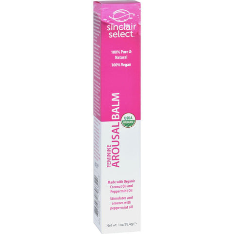 Sinclair Institute Feminine Arousal Balm - Organic - Select - 1 Oz