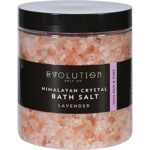 Evolution Salt Bath Salt - Himalayan - Coarse - Lavender - 26 Oz