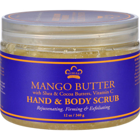 Nubian Heritage Hand And Body Scrub - Mango Butter - 12 Oz