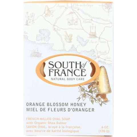 South Of France Bar Soap - Orange Blossom Honey - 6 Oz - 1 Each