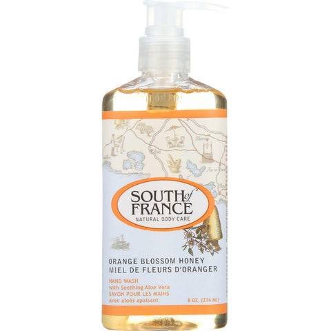 South Of France Hand Wash - Orange Blossom Honey - 8 Oz - 1 Each