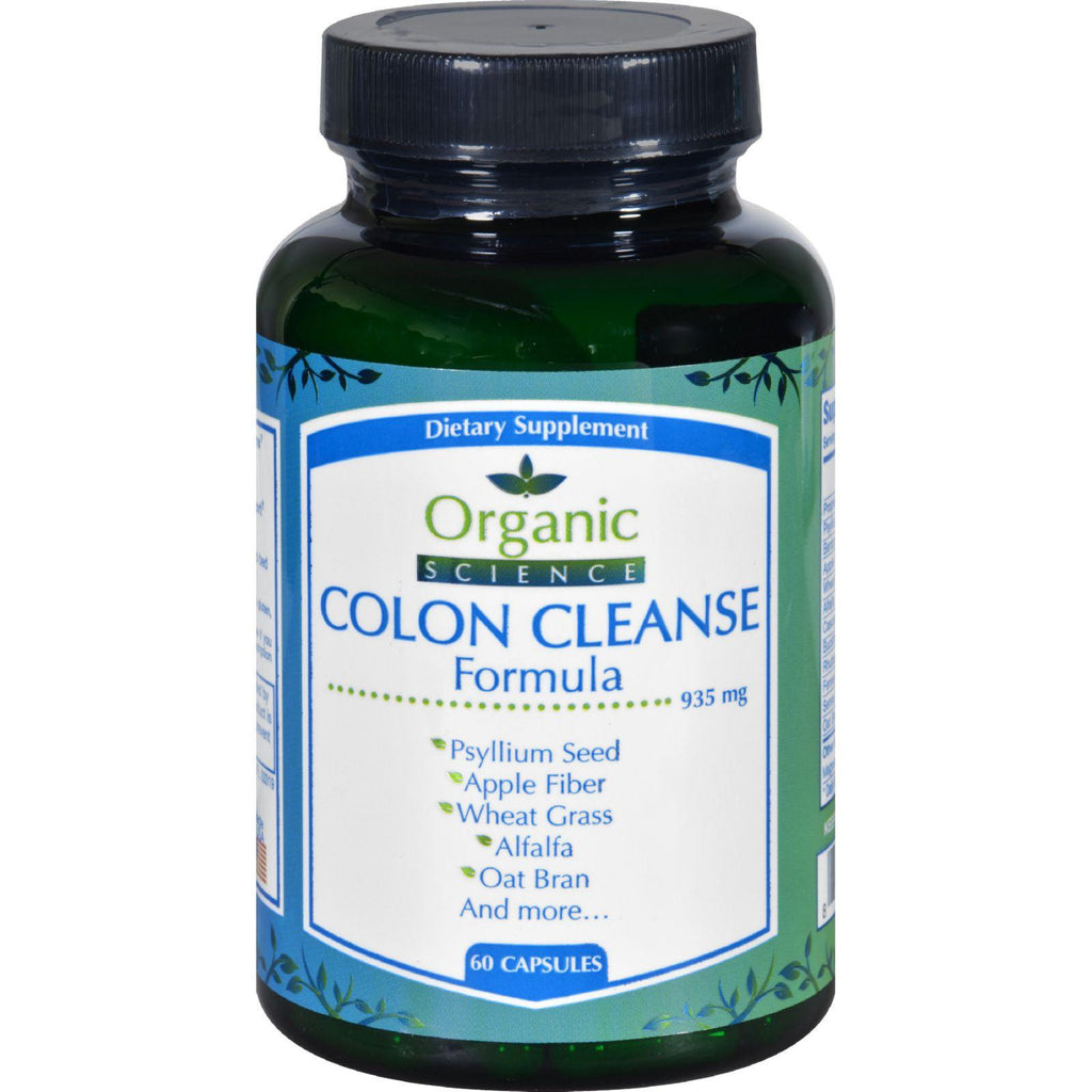 Organic Science Colon Cleanse Formula - 60 Capsules