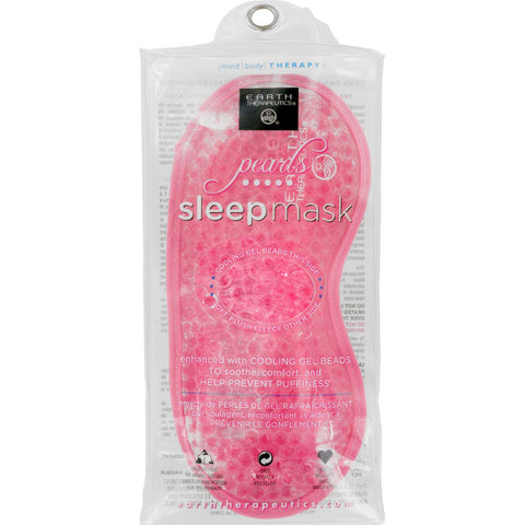 Earth Therapeutics Sleep Mask - Gel Beads - Hot Pink - 1 Count