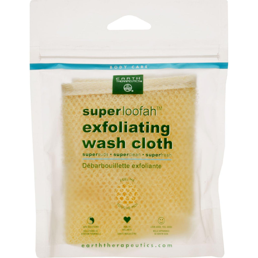 Earth Therapeutics Loofah - Super - Exfoliating - Wash Cloth - 1 Count