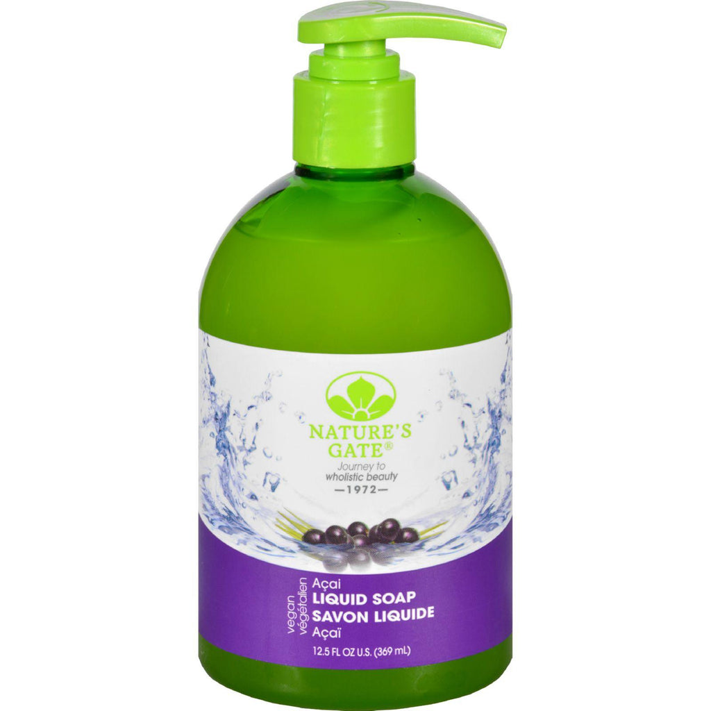 Natures Gate Hand Soap - Liquid - Acai - 12.5 Oz