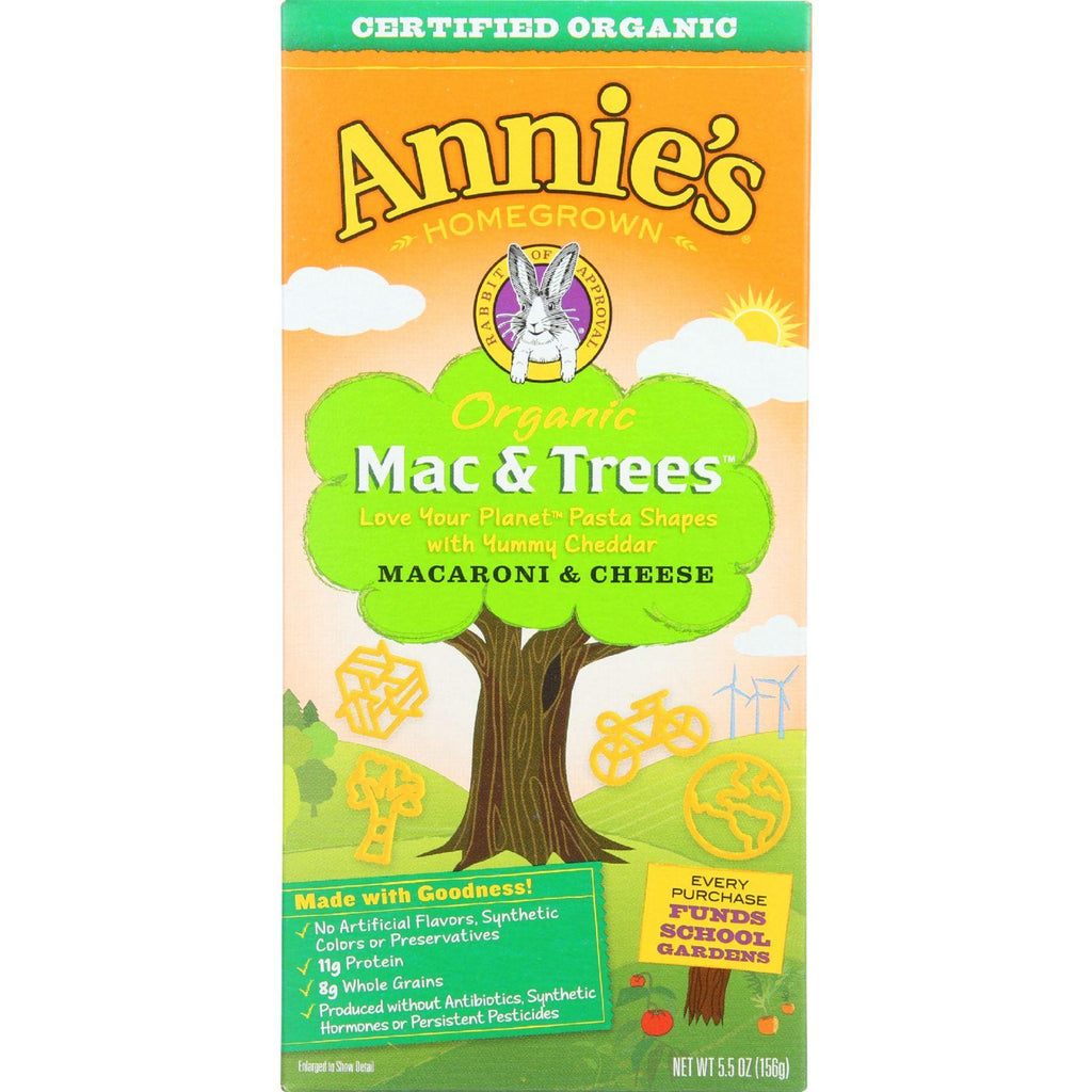 Annies Homegrown Macaroni And Cheese - Organic - 5.5 Oz - Case Of 12