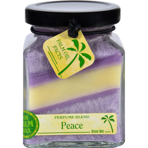 Aloha Bay Candle - Cube Jar - Perfume Blends - Peace - 6 Oz