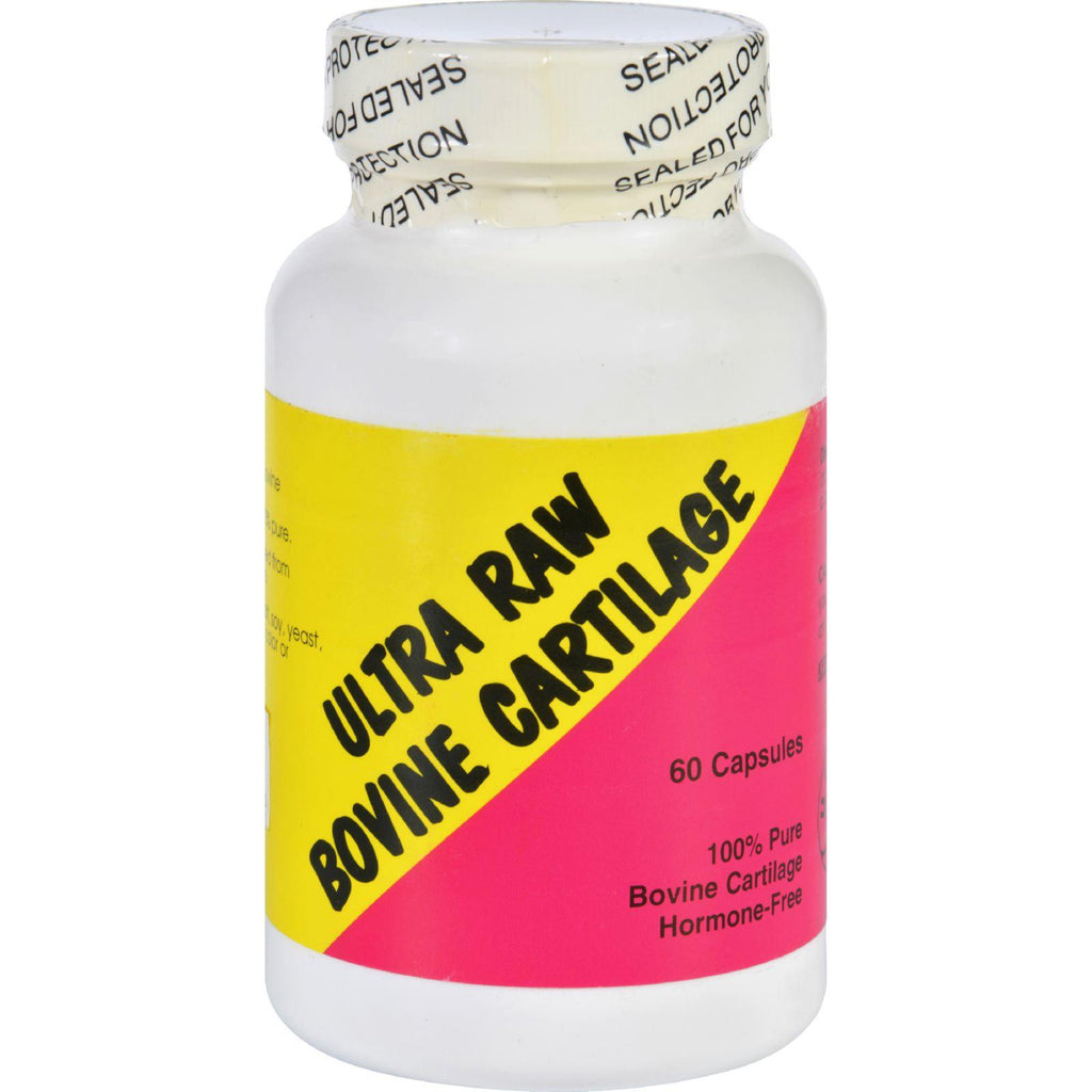 Ultra Glandulars Bovine Cartilage - Raw - 60 Capsules