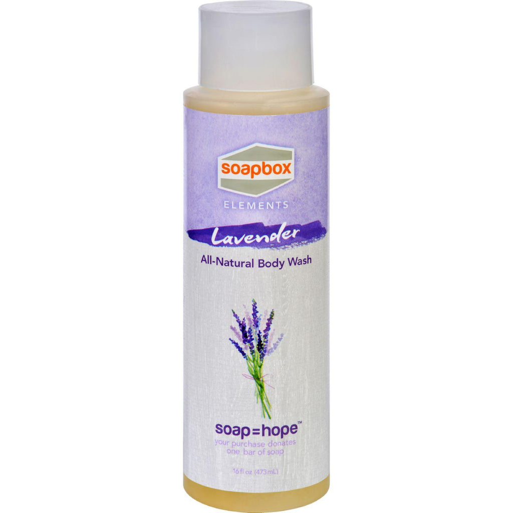 Soapbox Body Wash - Elements - Lavender - 16 Oz