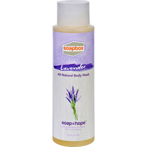 Soapbox Body Wash - Elements - Lavender - 16 Oz
