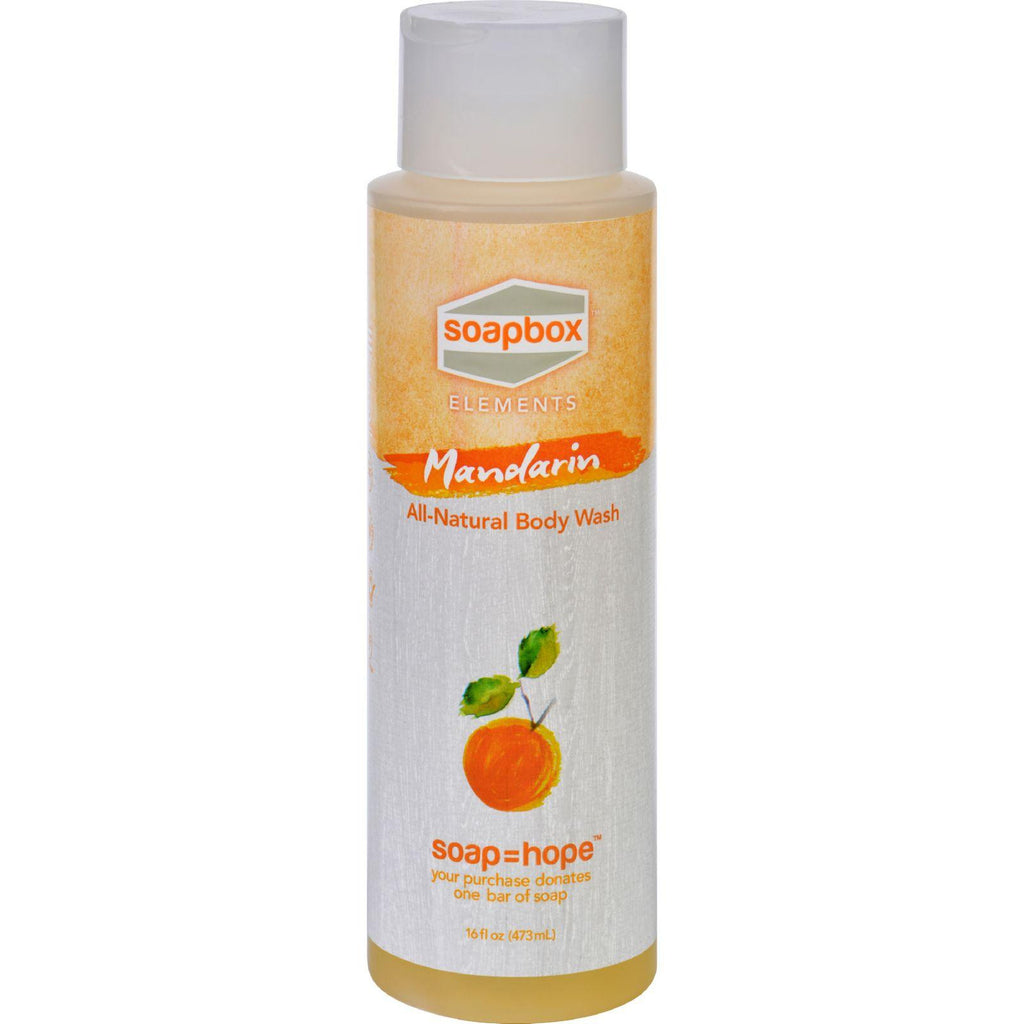 Soapbox Body Wash - Elements - Mandarin - 16 Oz