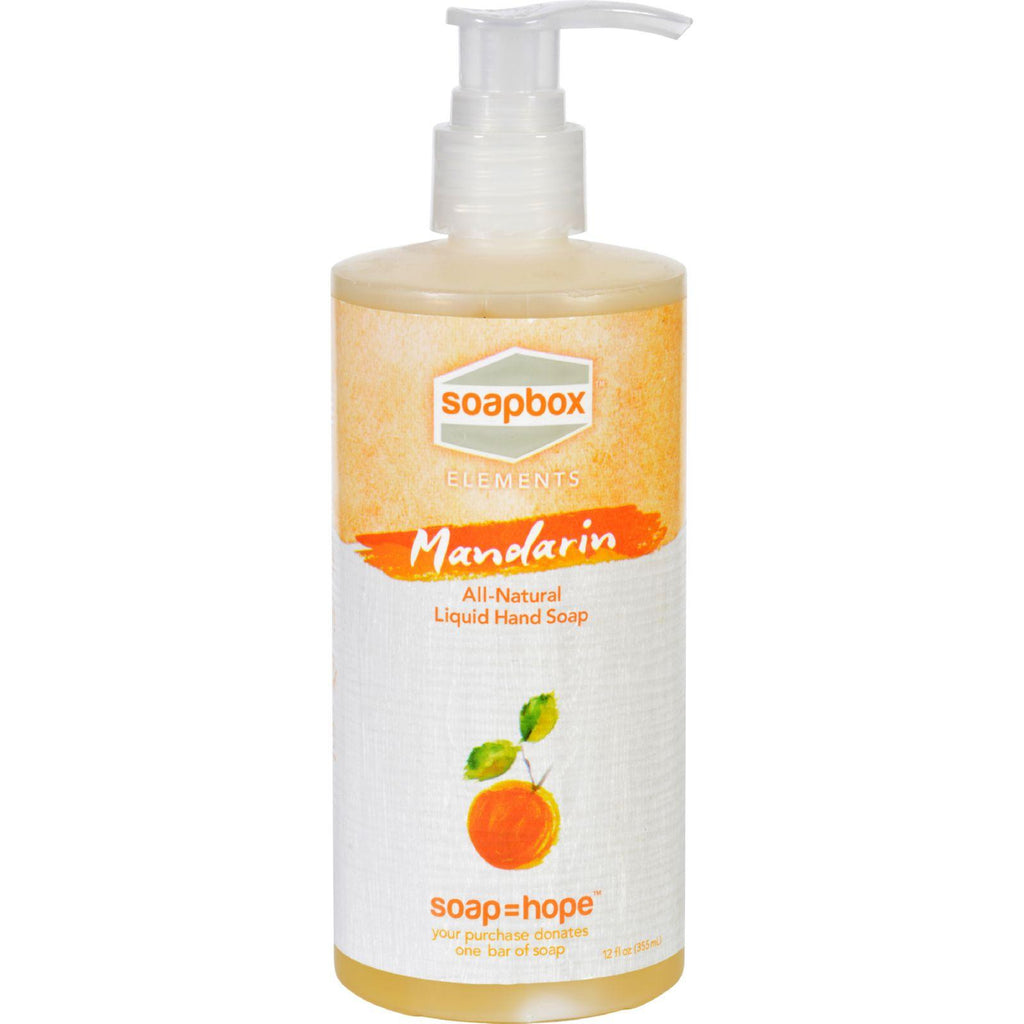 Soapbox Hand Soap - Liquid - Elements - Mandarin - 12 Oz