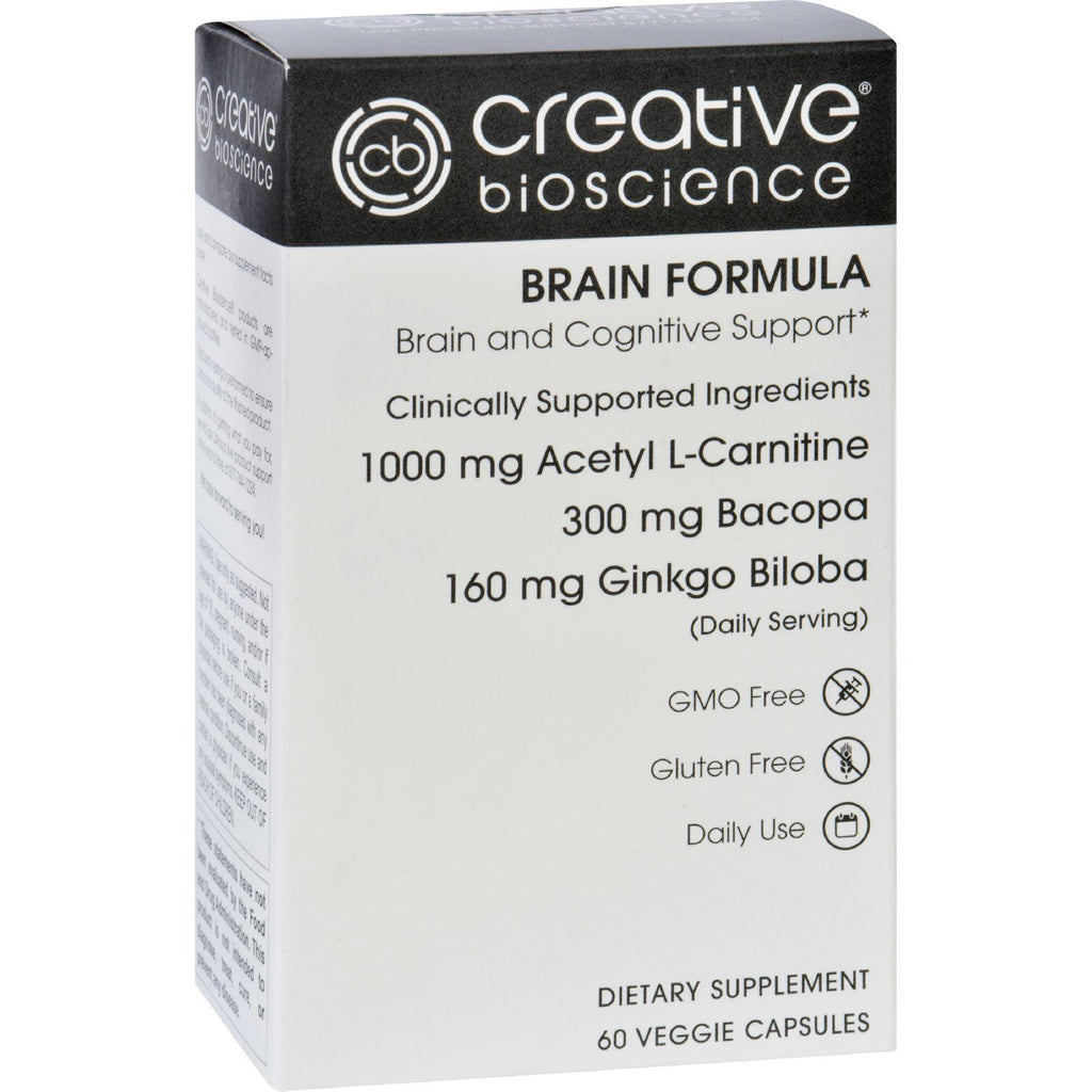 Creative Bioscience Brain Formula - 60 Vegetarian Capsules