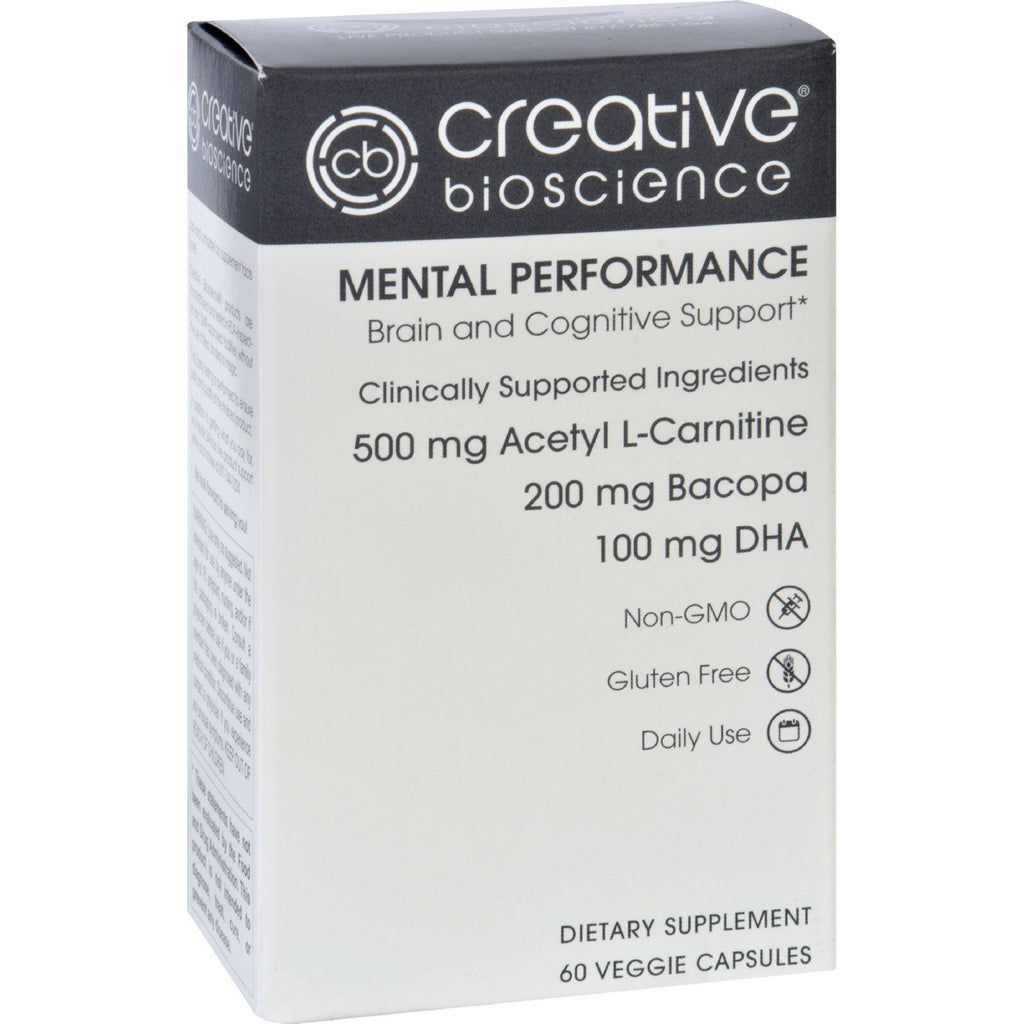 Creative Bioscience Mental Performance - 60 Vegetarian Capsules