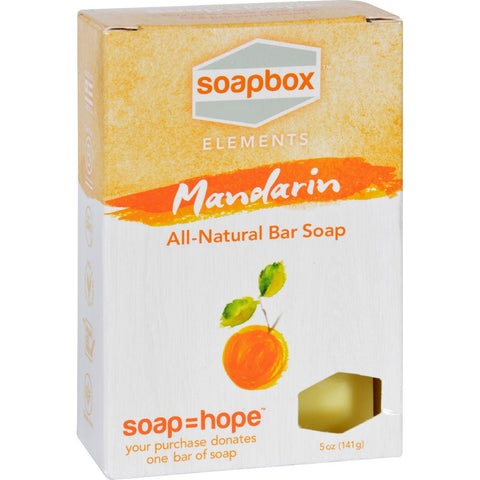 Soapbox Bar Soap - Elements - Mandarin - 5 Oz