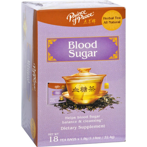 Prince Of Peace Tea - Herbal - Blood Sugar - 18 Bags