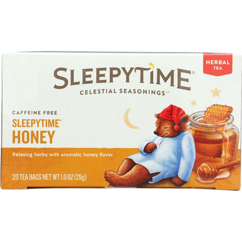 Celestial Seasonings Herbal Tea - Sleepytime - Honey - 20 Bags - Case Of 6