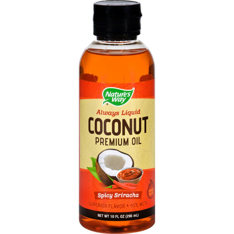 Natures Way Coconut Oil - Premium - Spicy Sriracha - 10 Oz